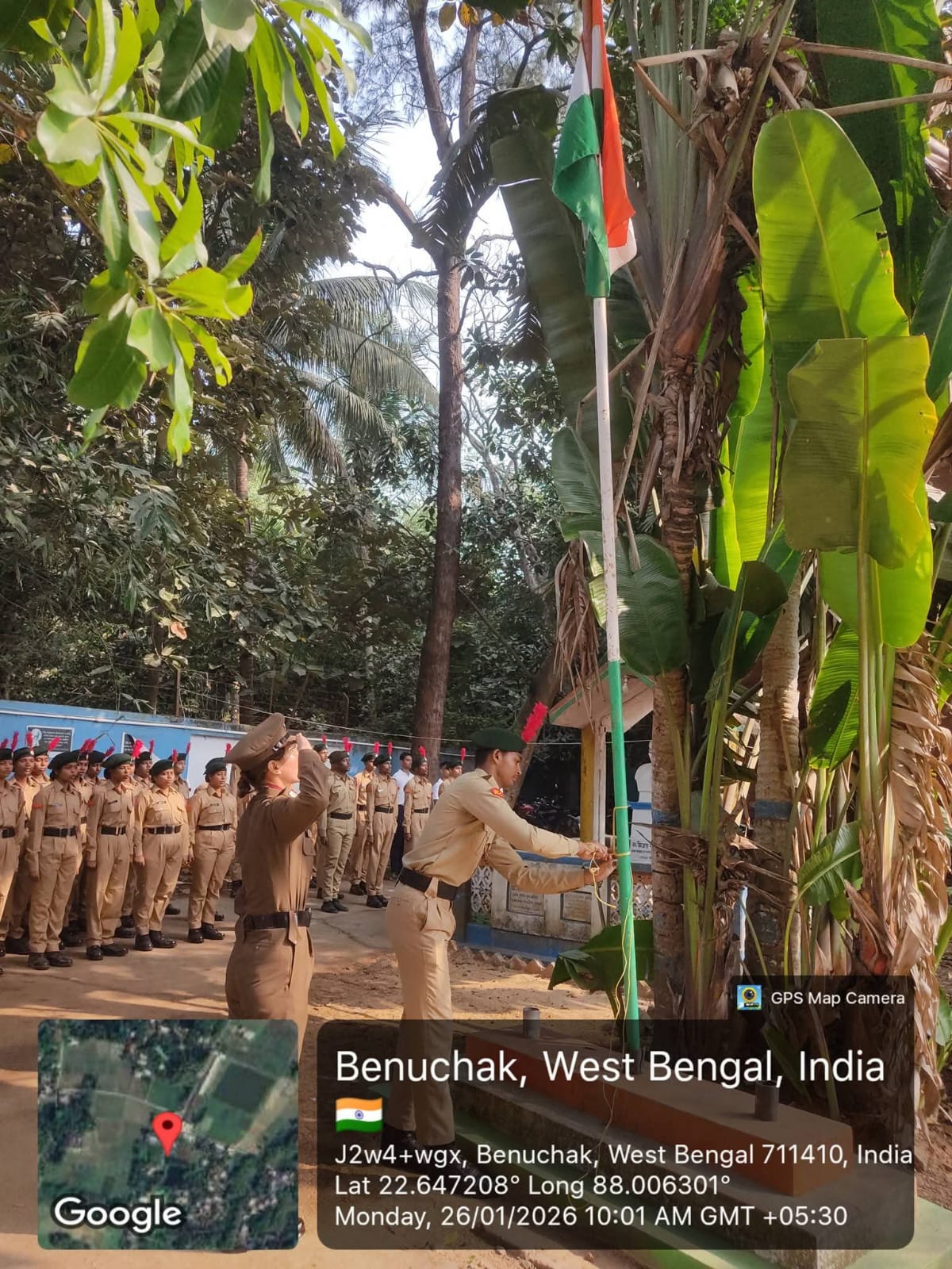 National Flag Hoisting on Republic Day